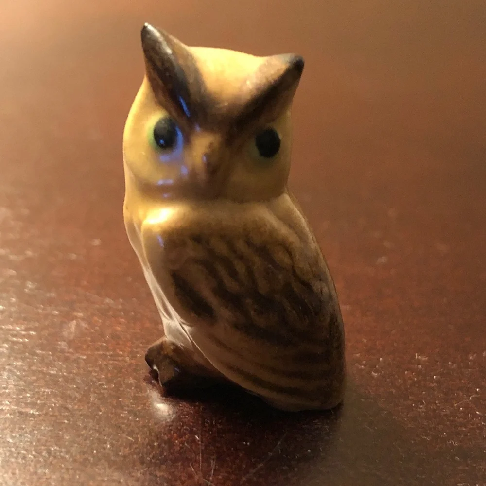 Vintage HAGEN RENAKER Miniature Owl Figurine